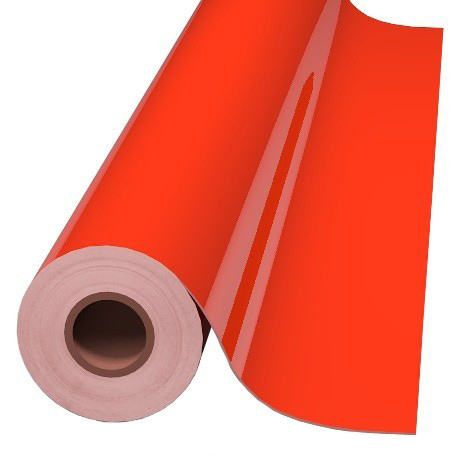 15IN RED ORANGE 8300 TRANSPARENT CAL - Oracal 8300 Transparent Calendered PVC Film